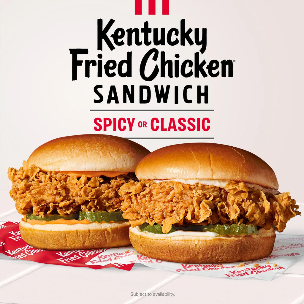 Get a Free Classic or Spicy Chicken Sandwich with Any $5+ Purchase at KFC