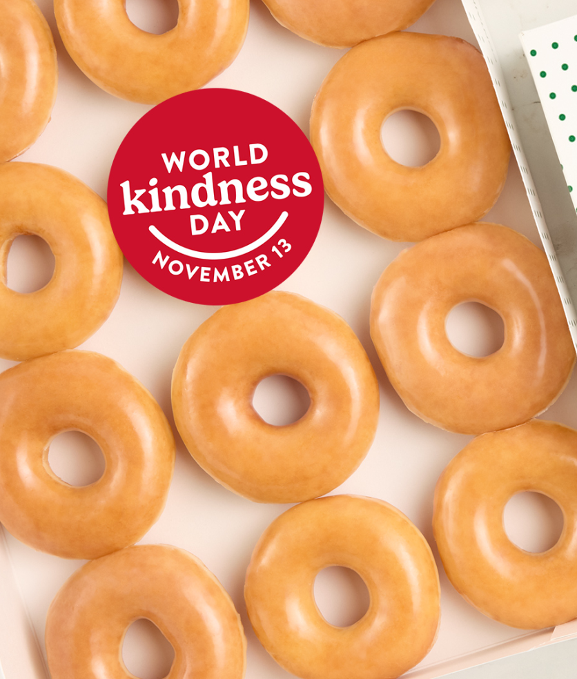 Free Original Glazed Dozen When You Buy Any Dozen at Krispy Kreme
