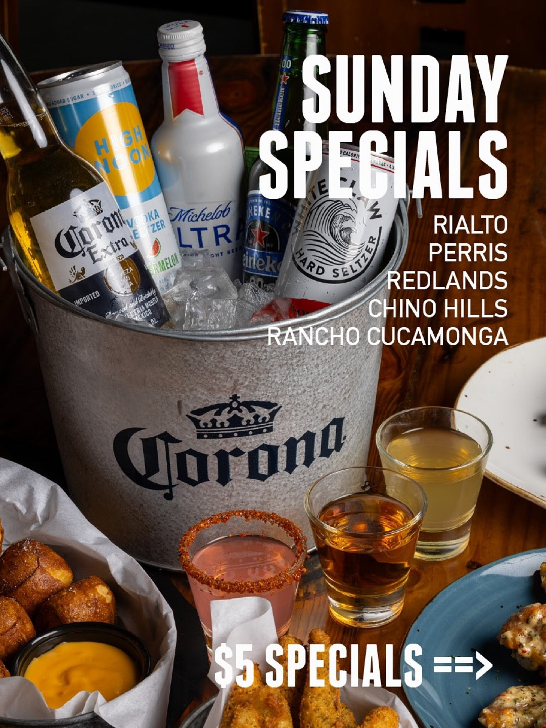 Septembers Tap Room Sunday Specials