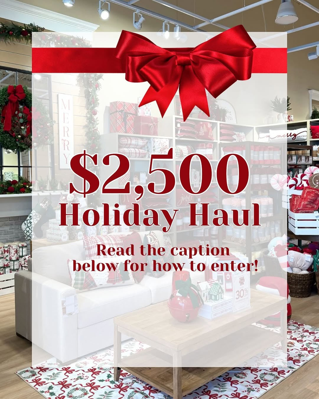 $2500 Holiday Giveaway from Kirkland's