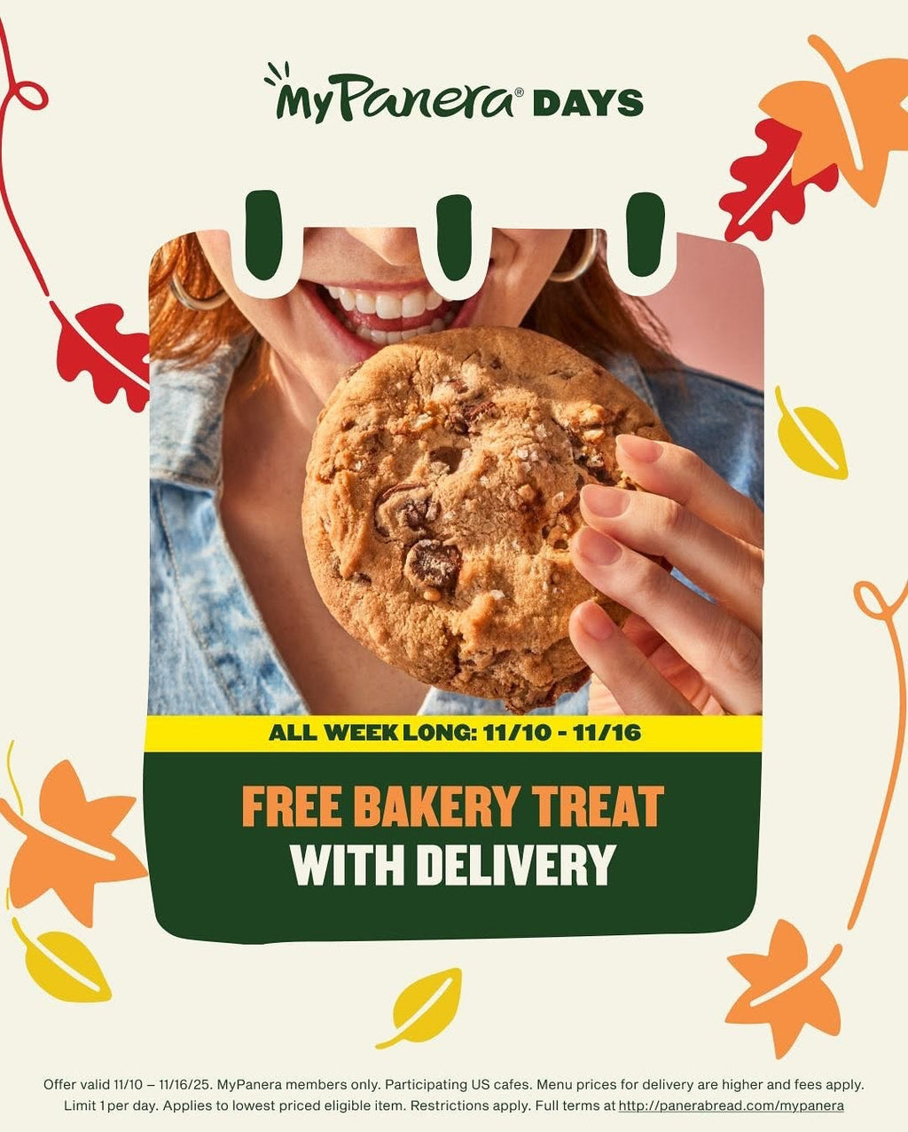 Weekly Deals at Panera Through 11/16