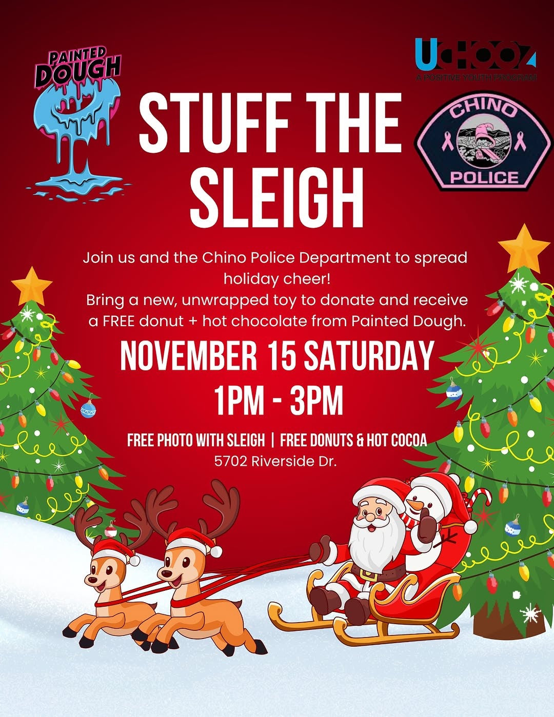 Donate a Toy, Get a FREE Donut and Hot Chocolate from Painted Dough