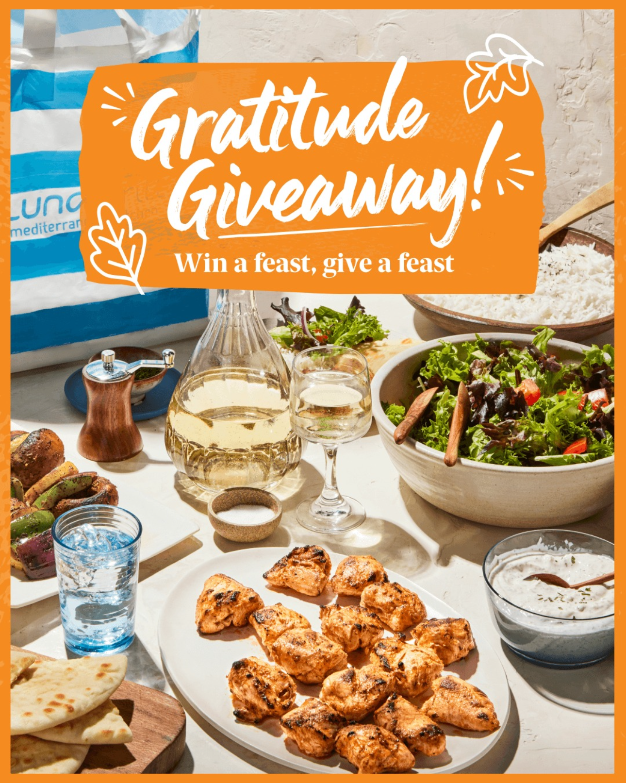 Win a Family Meal from Luna Grill