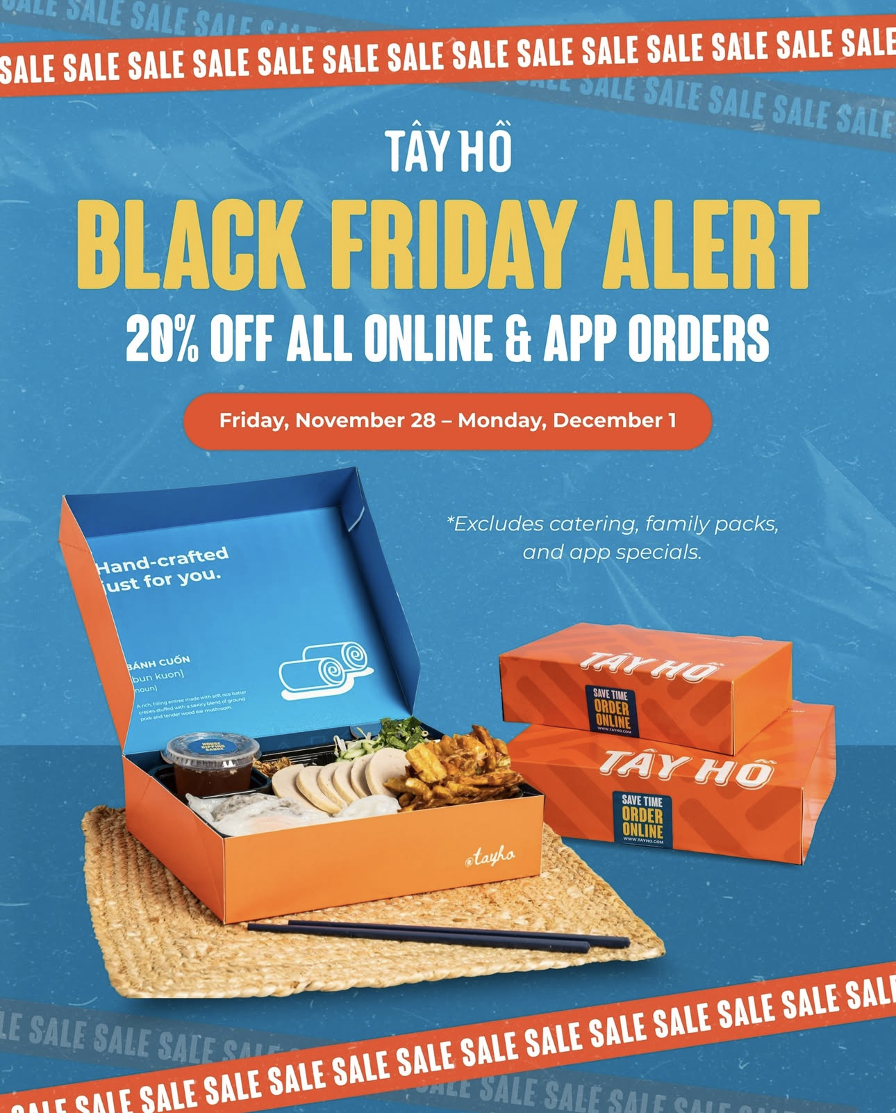 20% Online & App Orders at Tay Ho