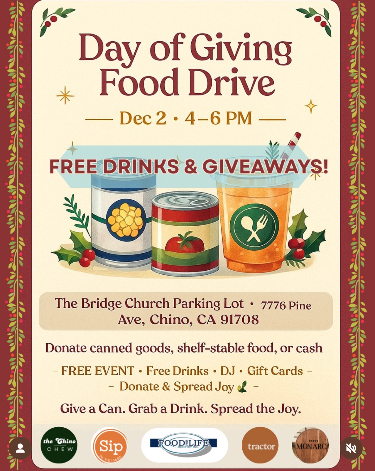 Day of Giving Food Drive