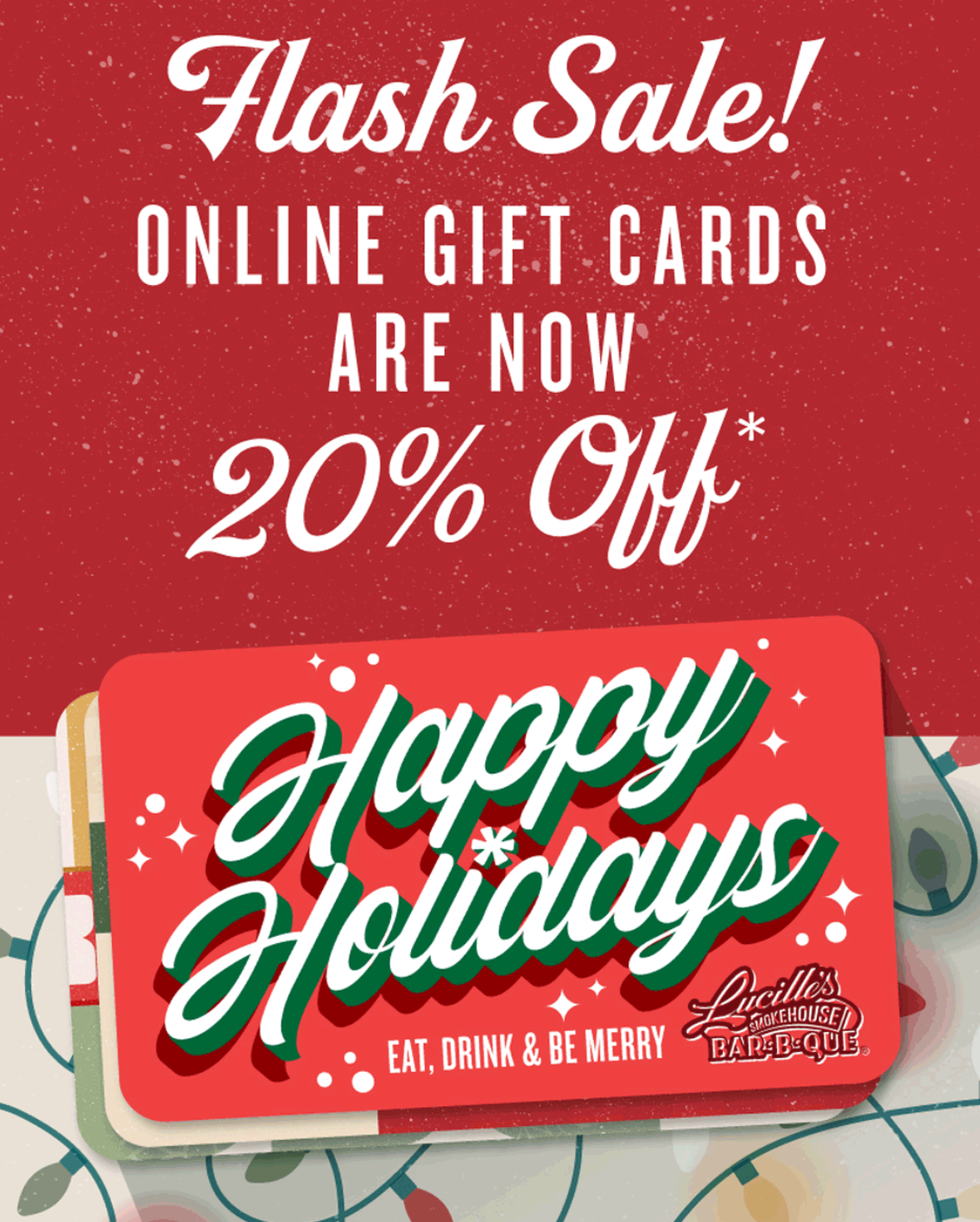 Online Gift Cards 20% Off at Lucille's Bar-B-Que