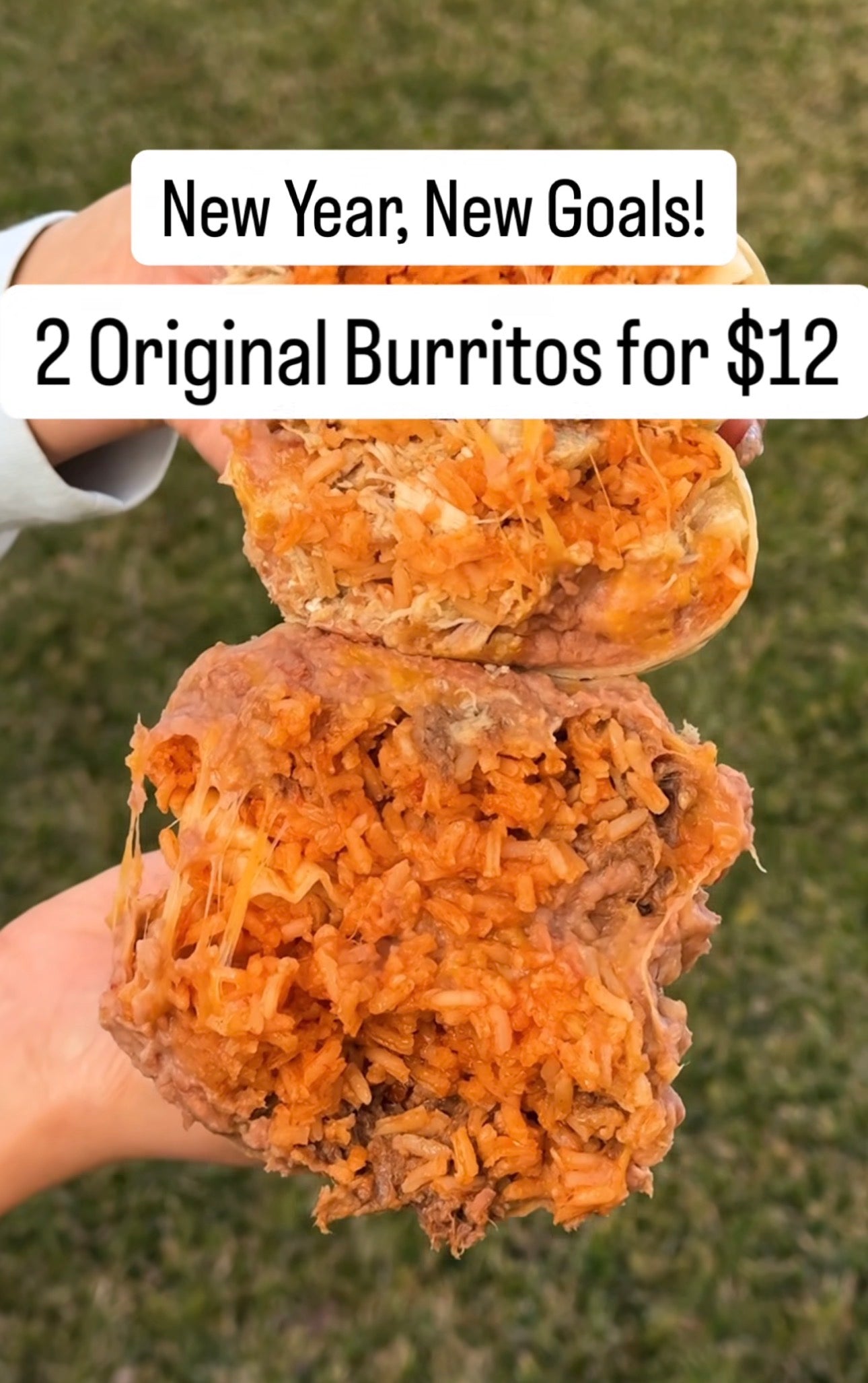 2 Original Burritos for $12 at Miguel's Jr.