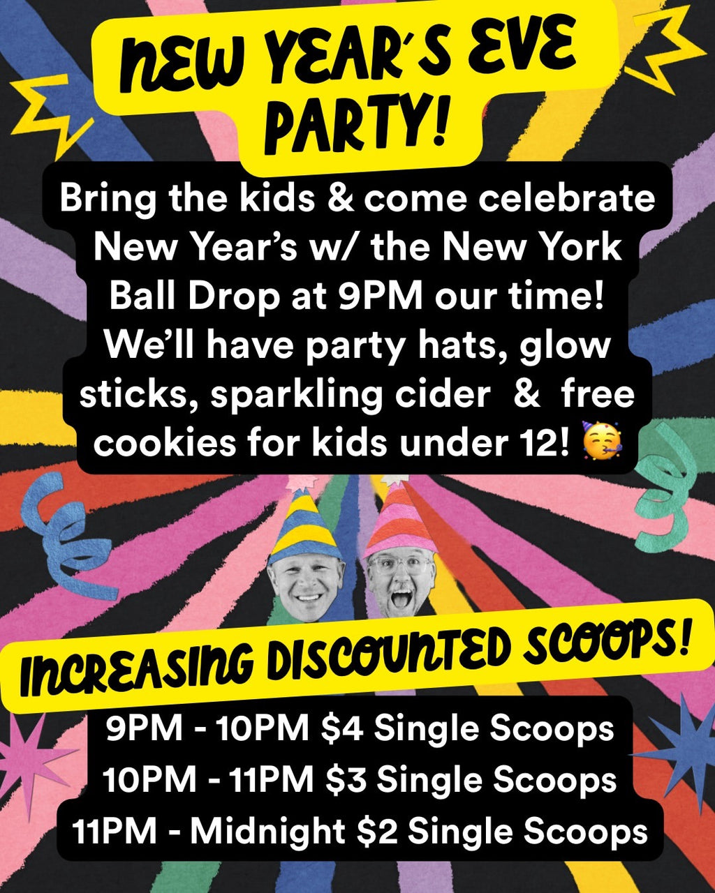 NYE Ice Cream Deals at White Lyon