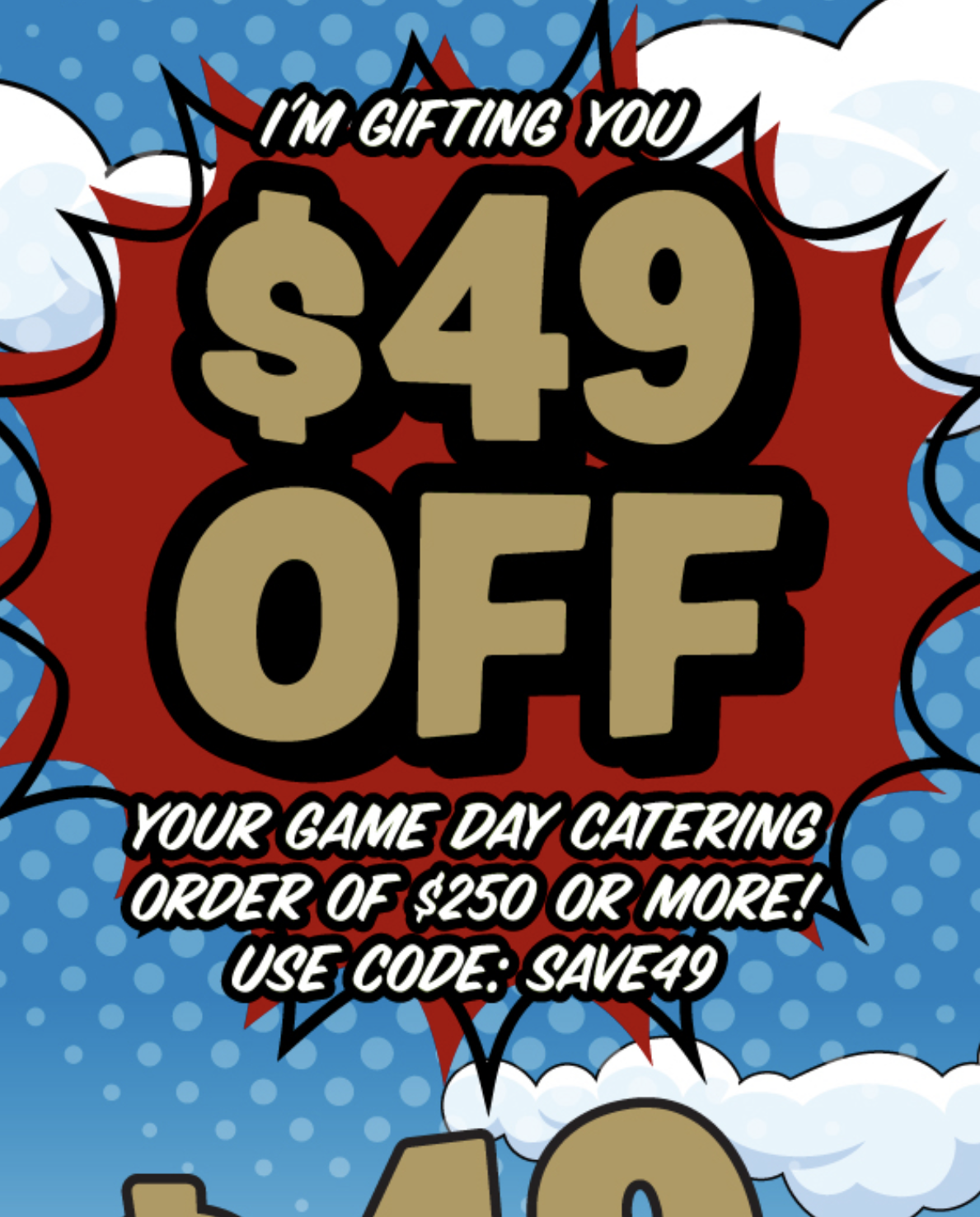 $49 Off Catering Order of $250+ at Ike's Sandwiches