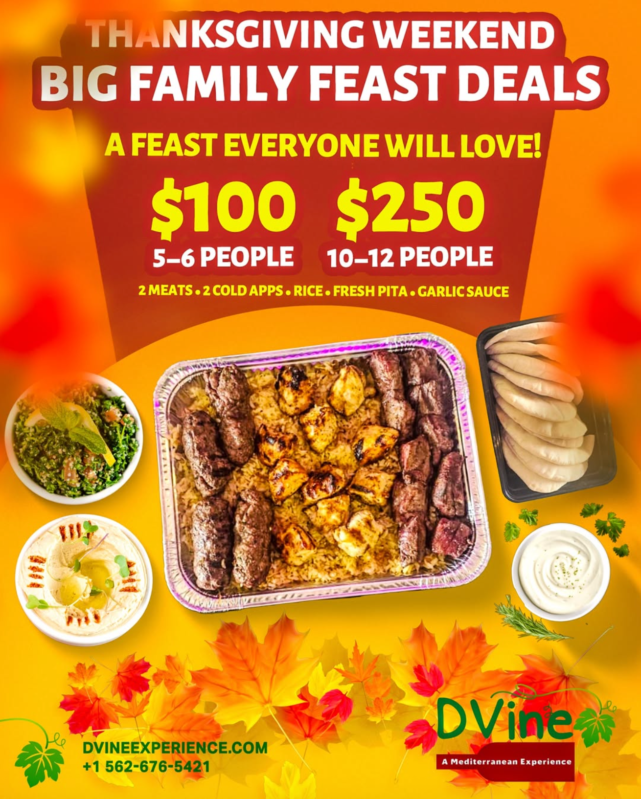 Family Feast Deals at Dvine