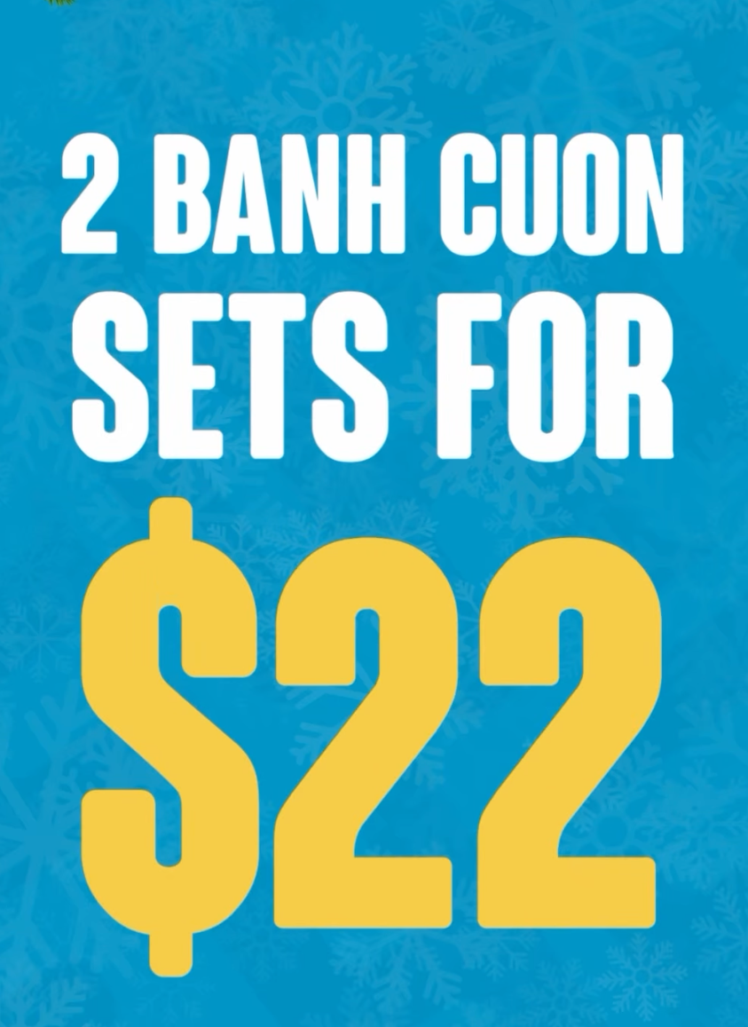 2 Banh Cuon Sets for $22 at Tay Ho