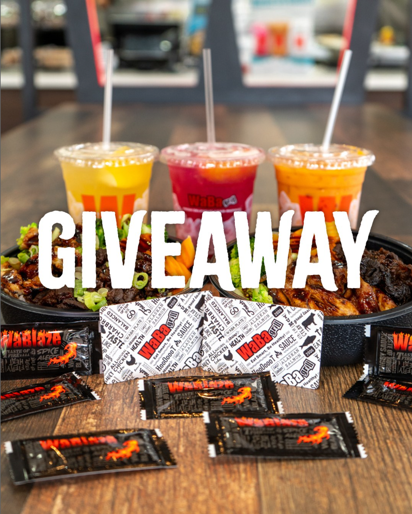 WaBa Grill $100 Gift Card Giveaway