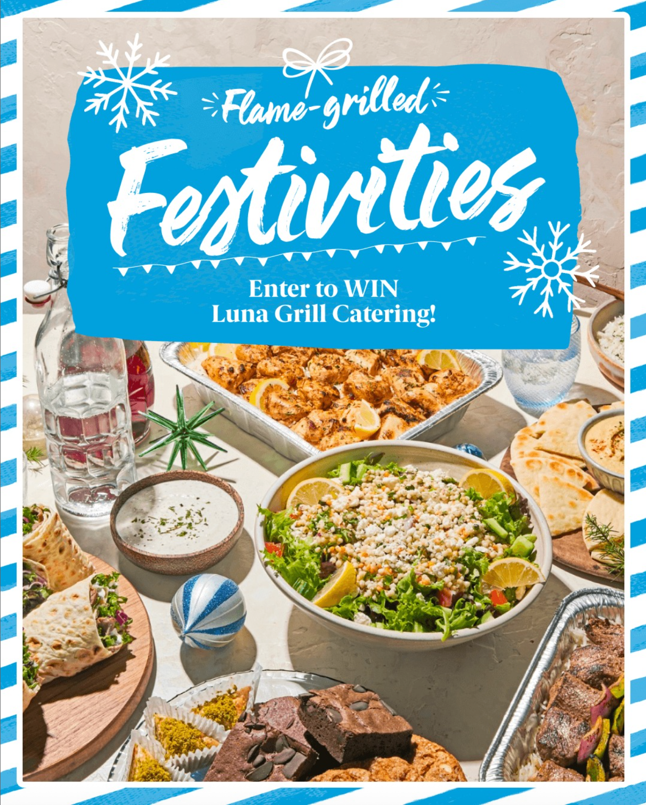 Enter to Win Catering from Luna Grill!