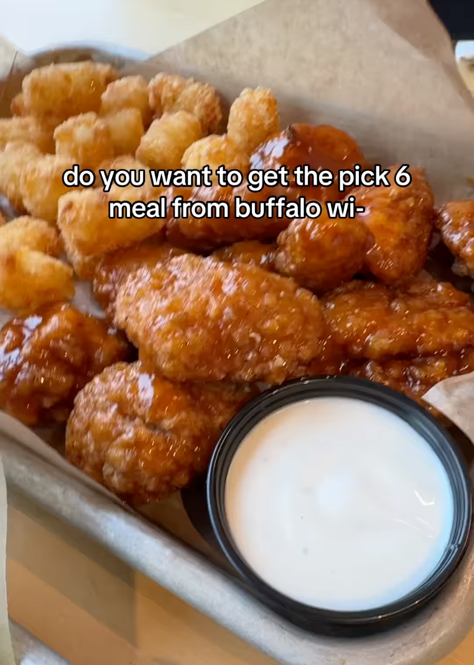 Pick 6 Meal for 2 as Low as $19.99 at BWW