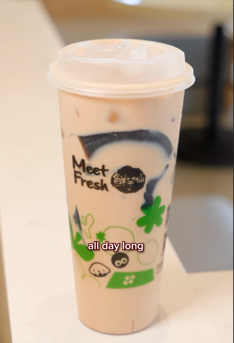 $1.99 Grass Jelly Milk Tea with Tofu Pudding Purchase at Meet Fresh