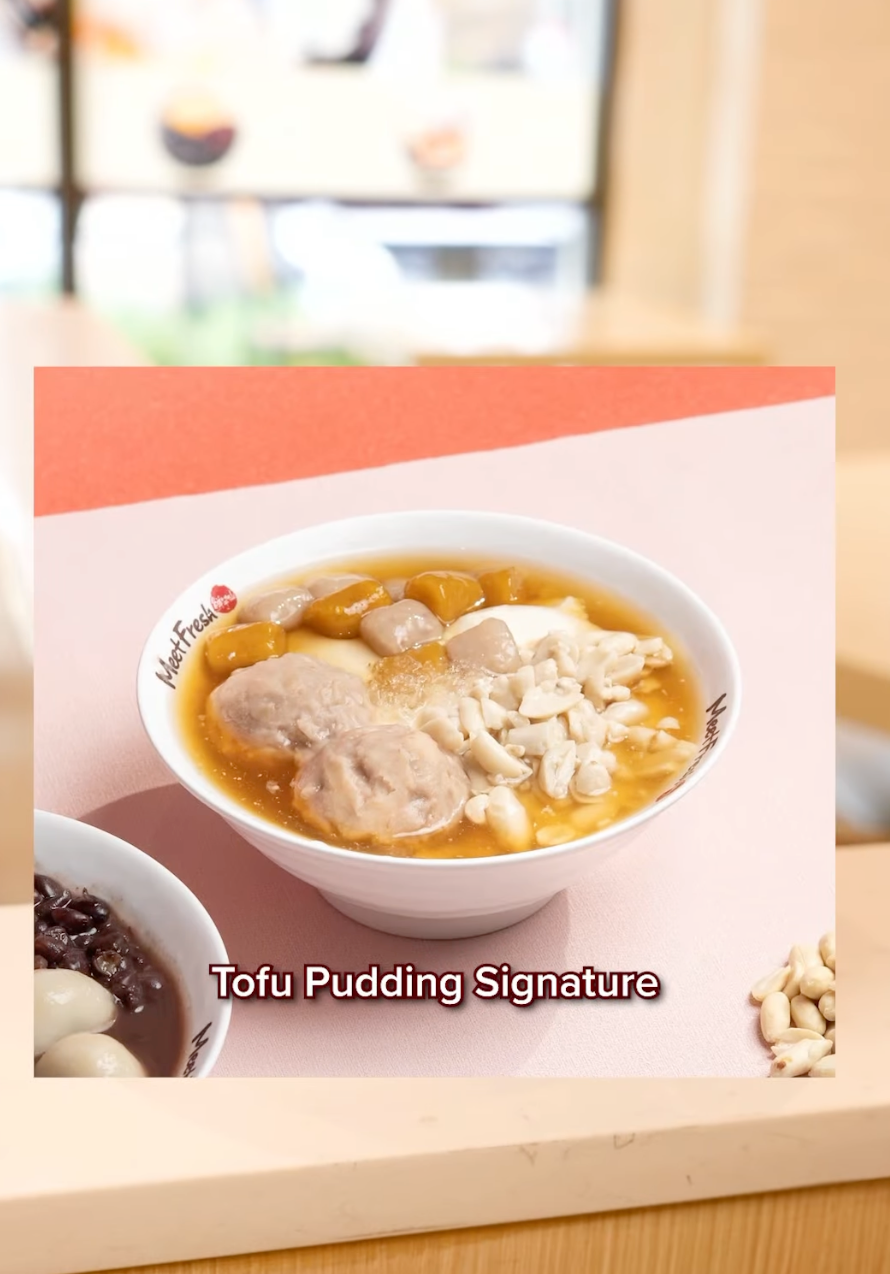 $1.99 Grass Jelly Milk Tea with Tofu Pudding Purchase at Meet Fresh