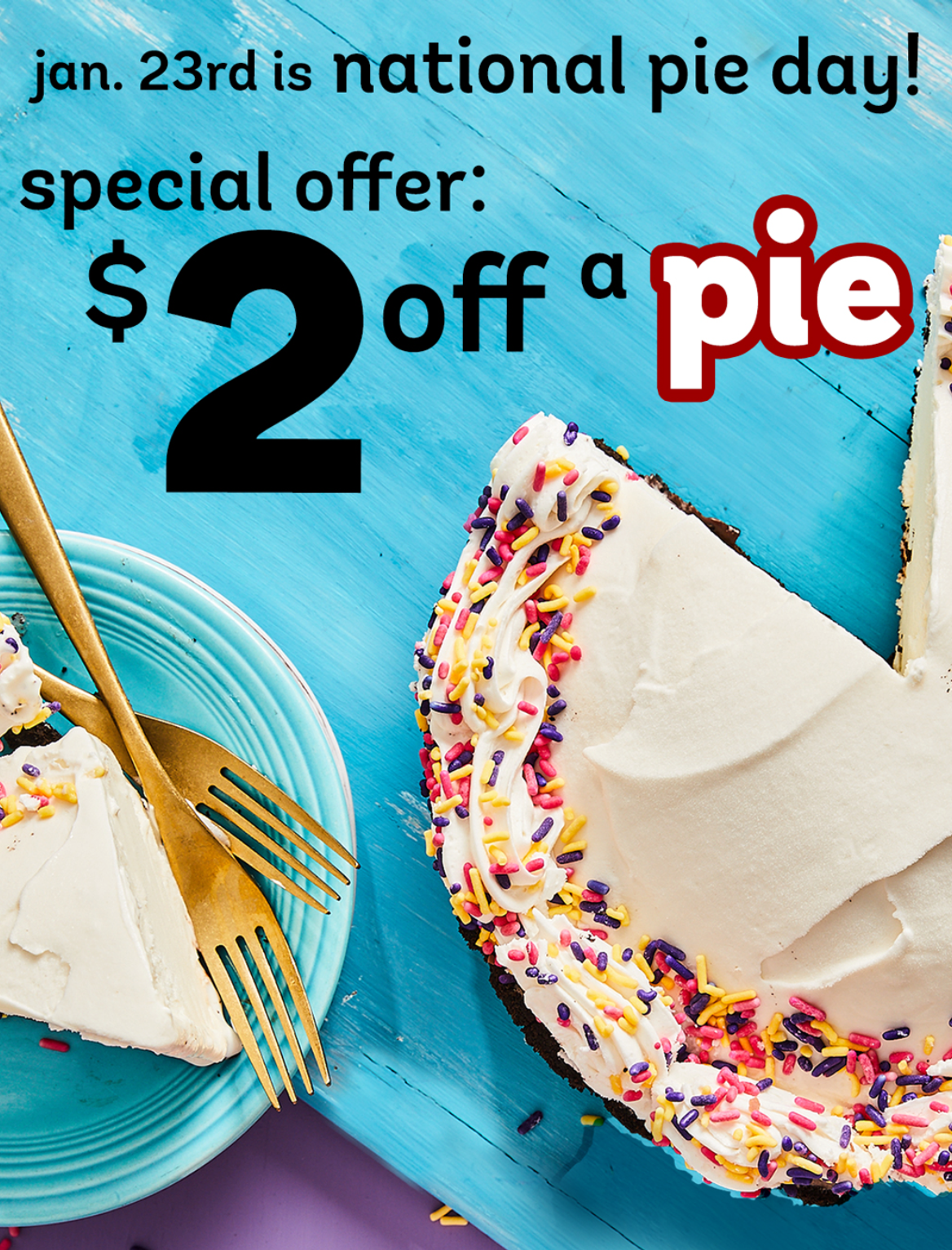 $2 Off Ice Cream Pies for National Pie Day at Bruster's