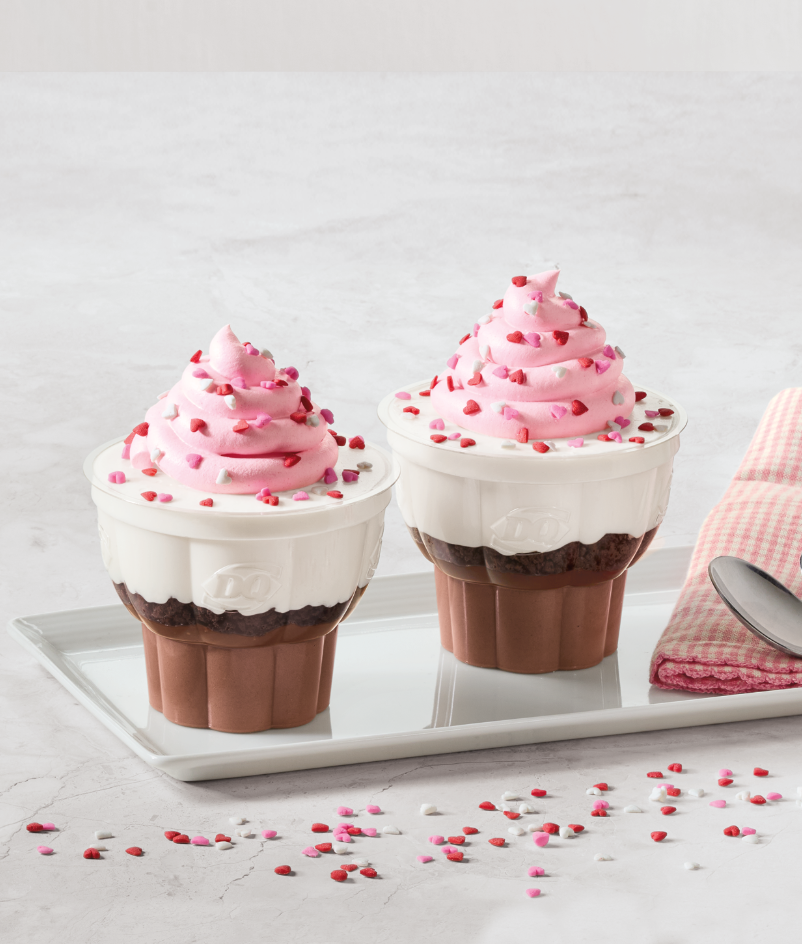 2 Valentine's Cupcakes at Dairy Queen for $6