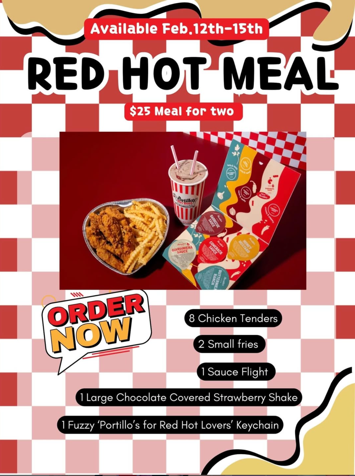 The Red Hot Meal $25 Meal for Two