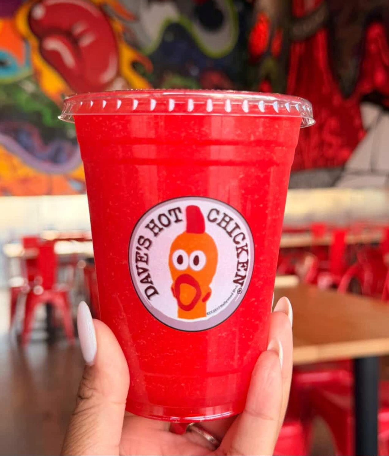 Free Slusher at Dave's Hot Chicken When Download the App