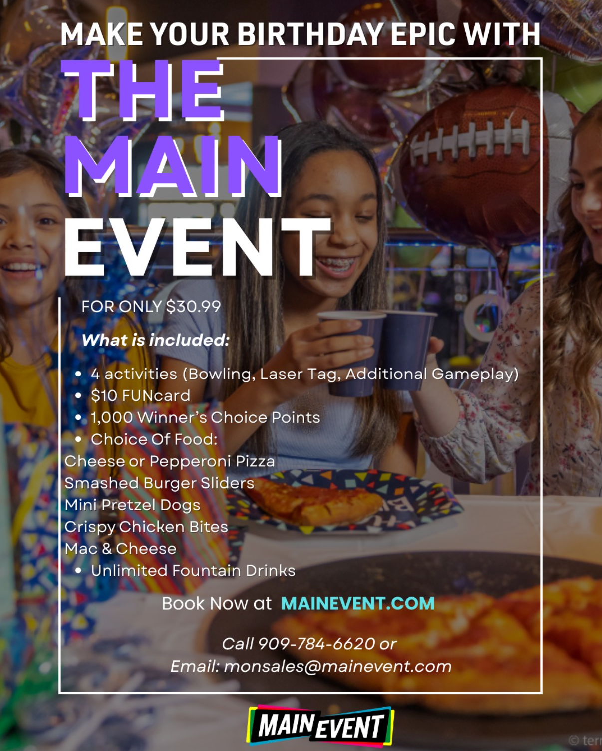 $30.99 Birthday Package at Main Event