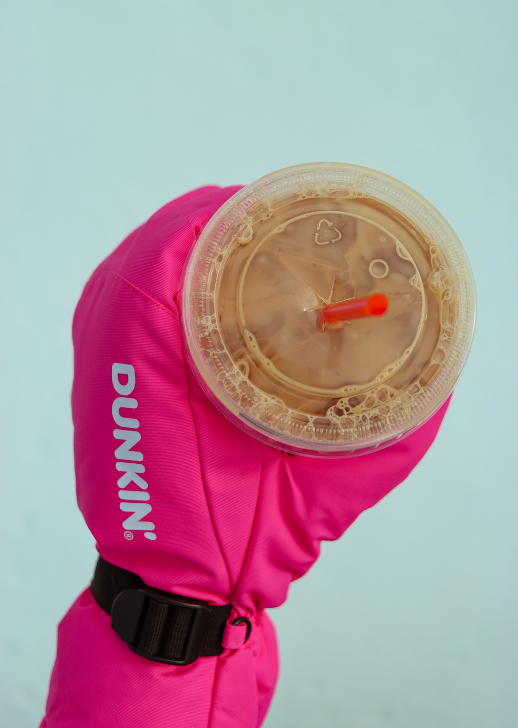 Free Glove While Supplies Last with Any Iced Beverage at Dunkin'