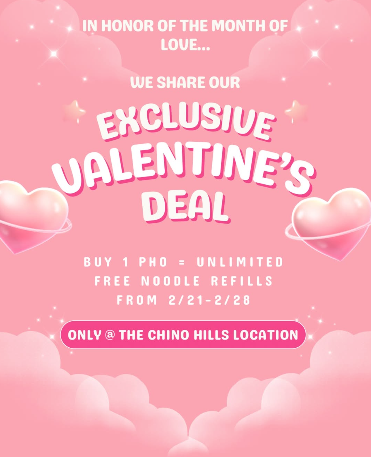 Buy 1 Pho, Get Unlimited Noodle Refills at Saigon Eden Through 2/28