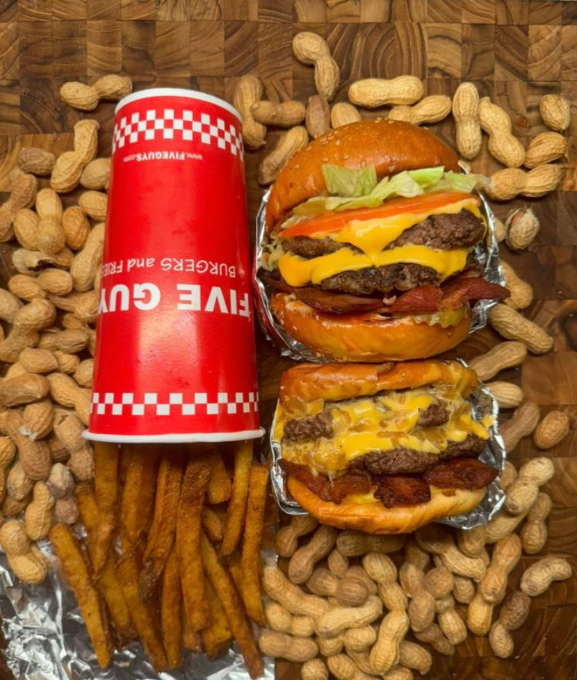 BOGO Burgers at Five Guys Until 3/12