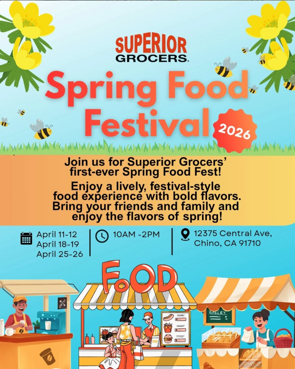 First Ever Superior Grocers Spring Food Festival 2026 in Chino
