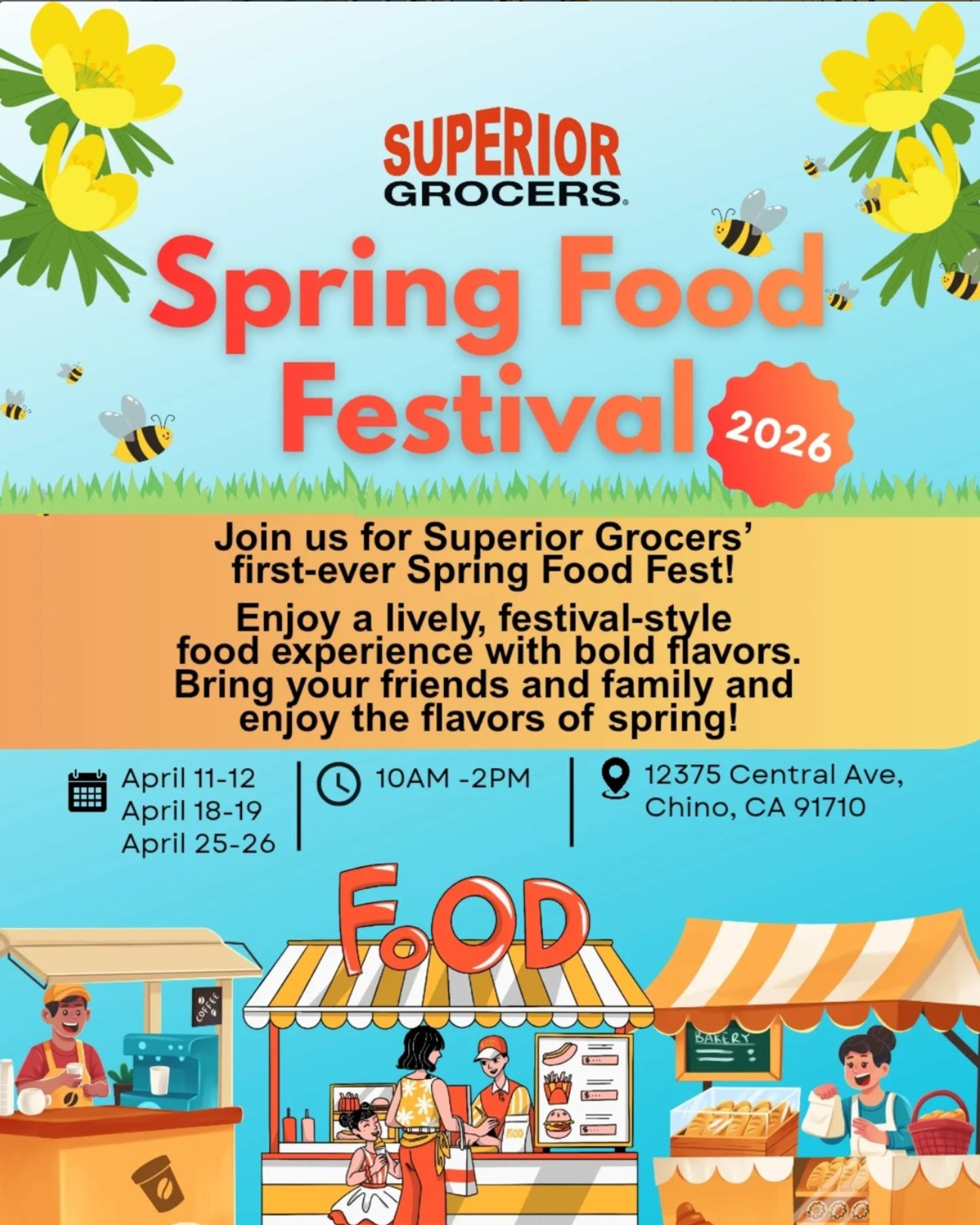 First Ever Superior Grocers Spring Food Festival 2026 in Chino