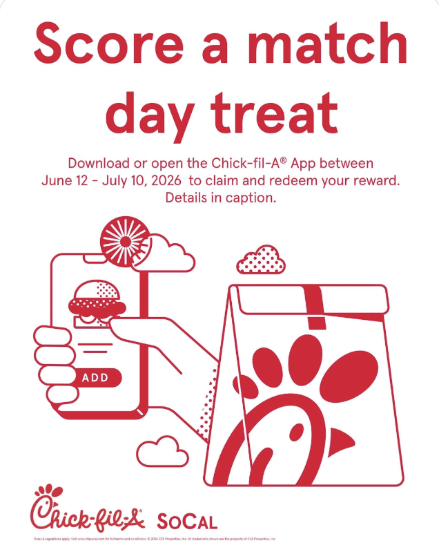 Score Chick-fil-A Freebies for the World Cup Until 7/10