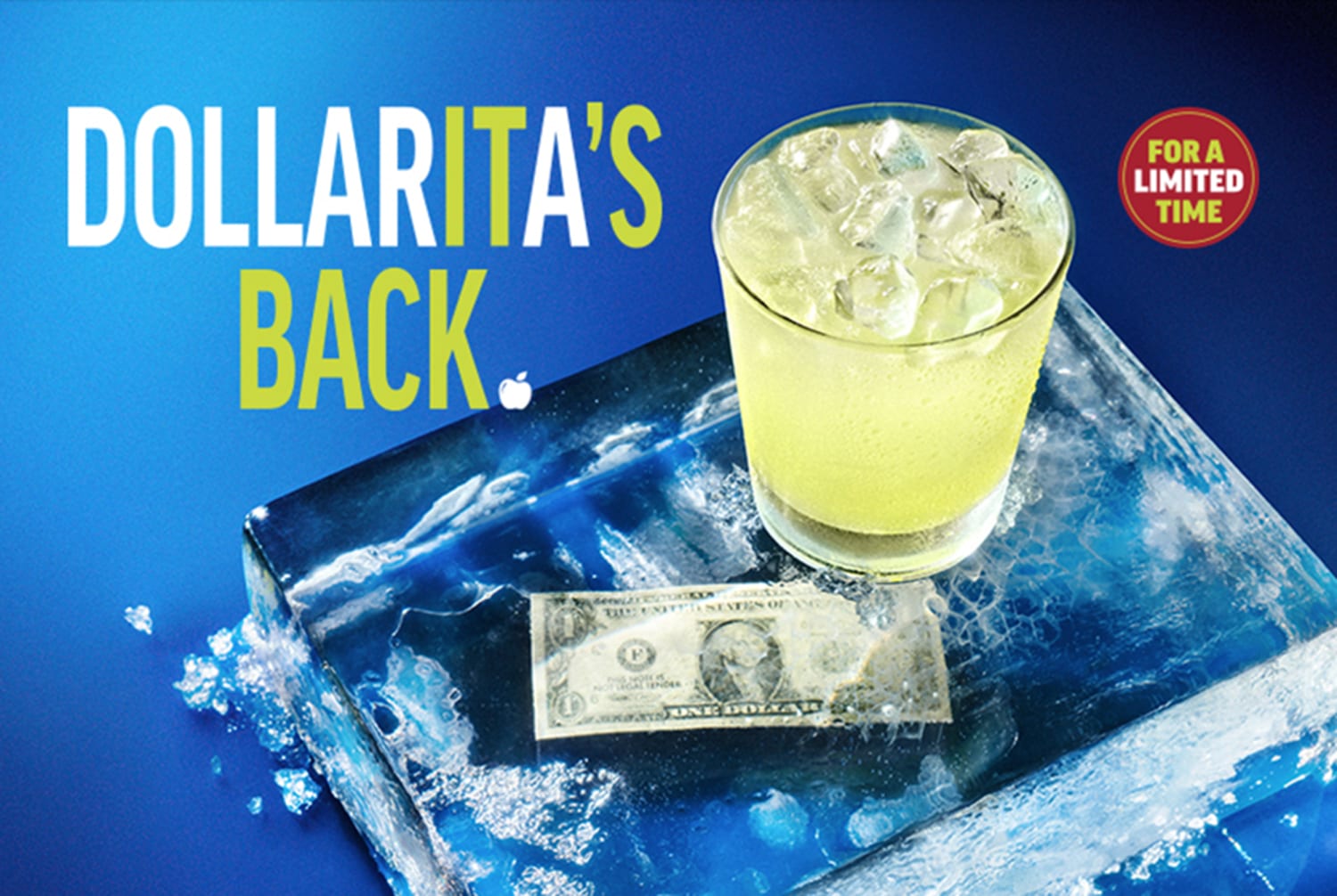 The DOLLARITA® is back at Applebee’s for $1 in July