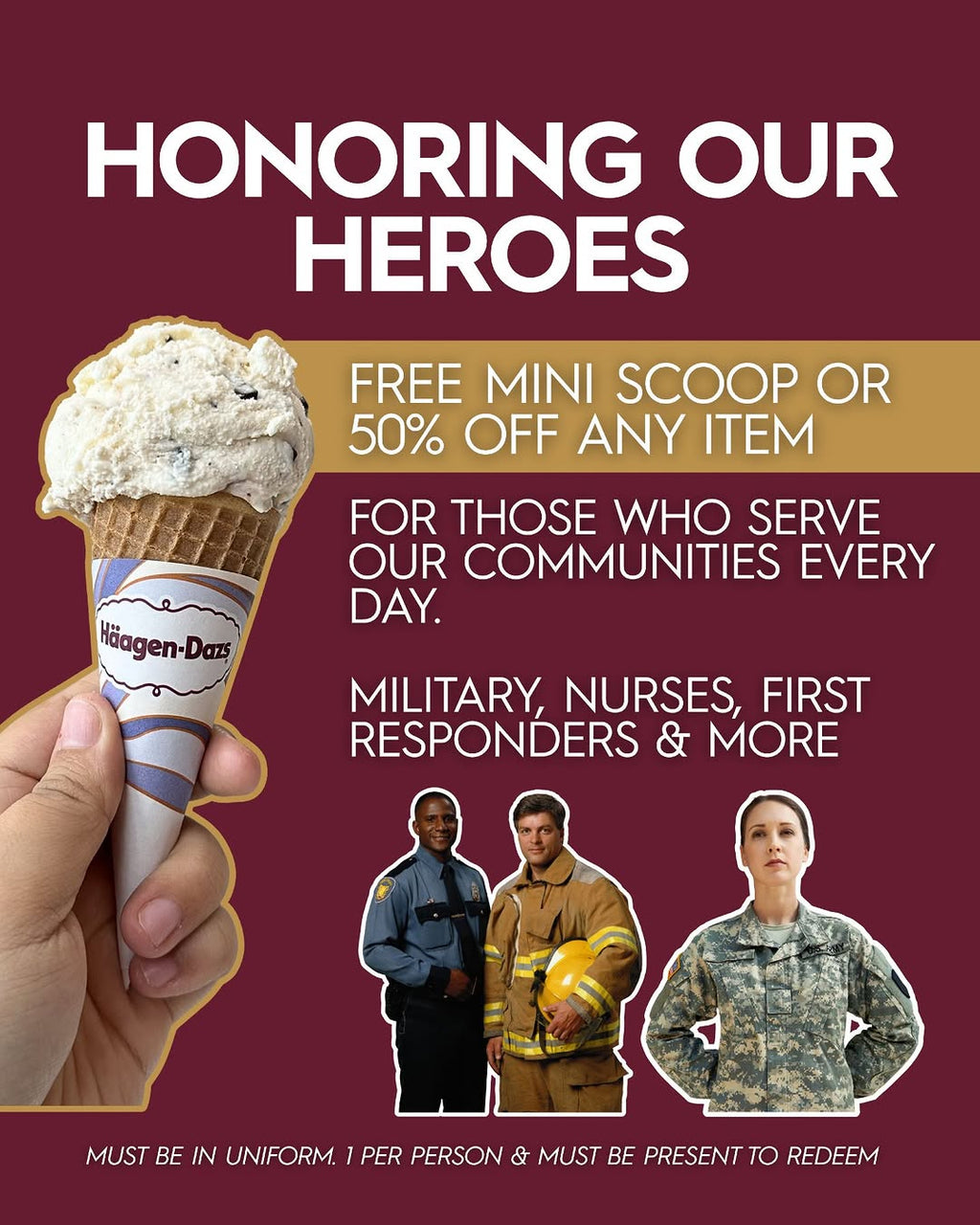 Special Offers & Freebies at Häagen-Dazs Eastvale
