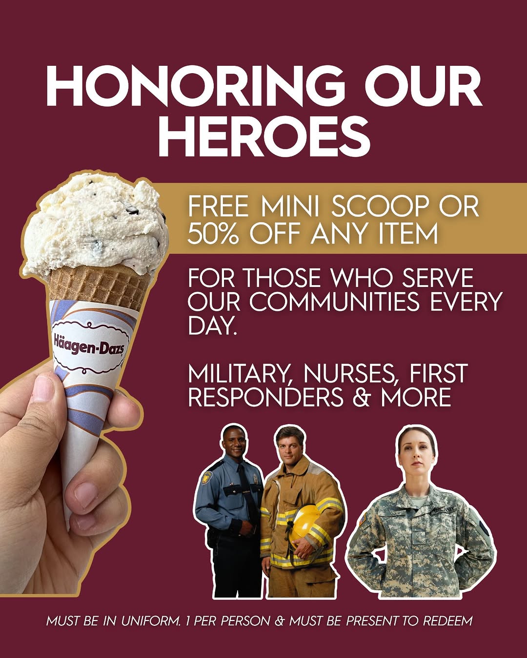 Special Offers & Freebies at Häagen-Dazs Eastvale