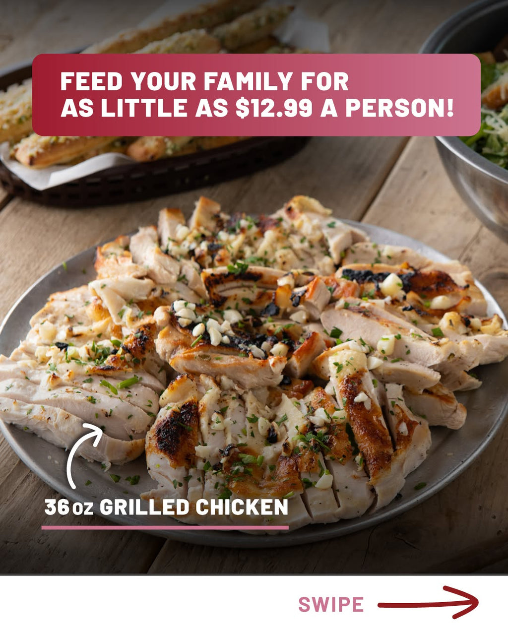 "We Got Dinner, Mom" Packages at Stonefire Grill