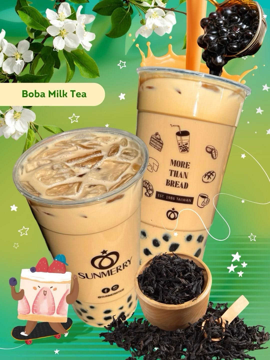 BUY 1 GET 1 FREE Teas at Sunmerry Bakery