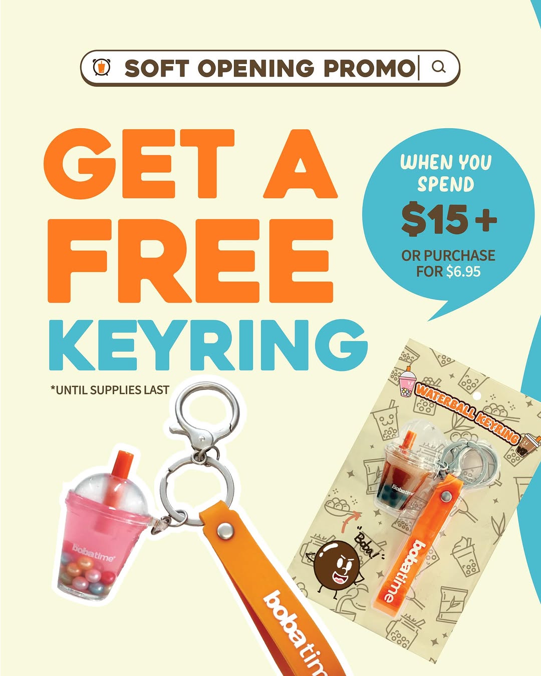 It's Boba Time Chino Soft Opening Specials