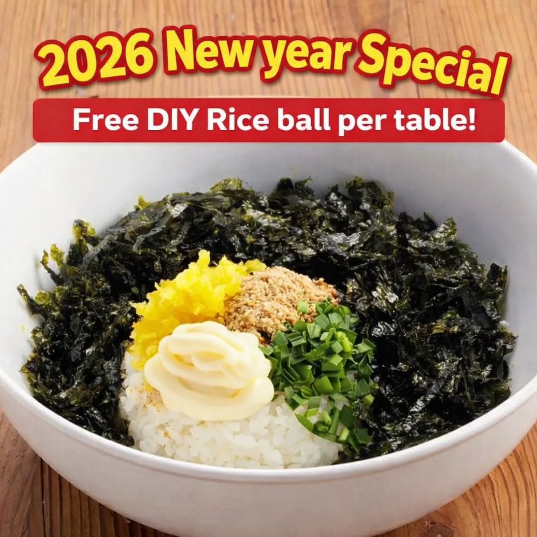 FREE DIY Rice Ball at Hanshin Pocha - Rowland Heights