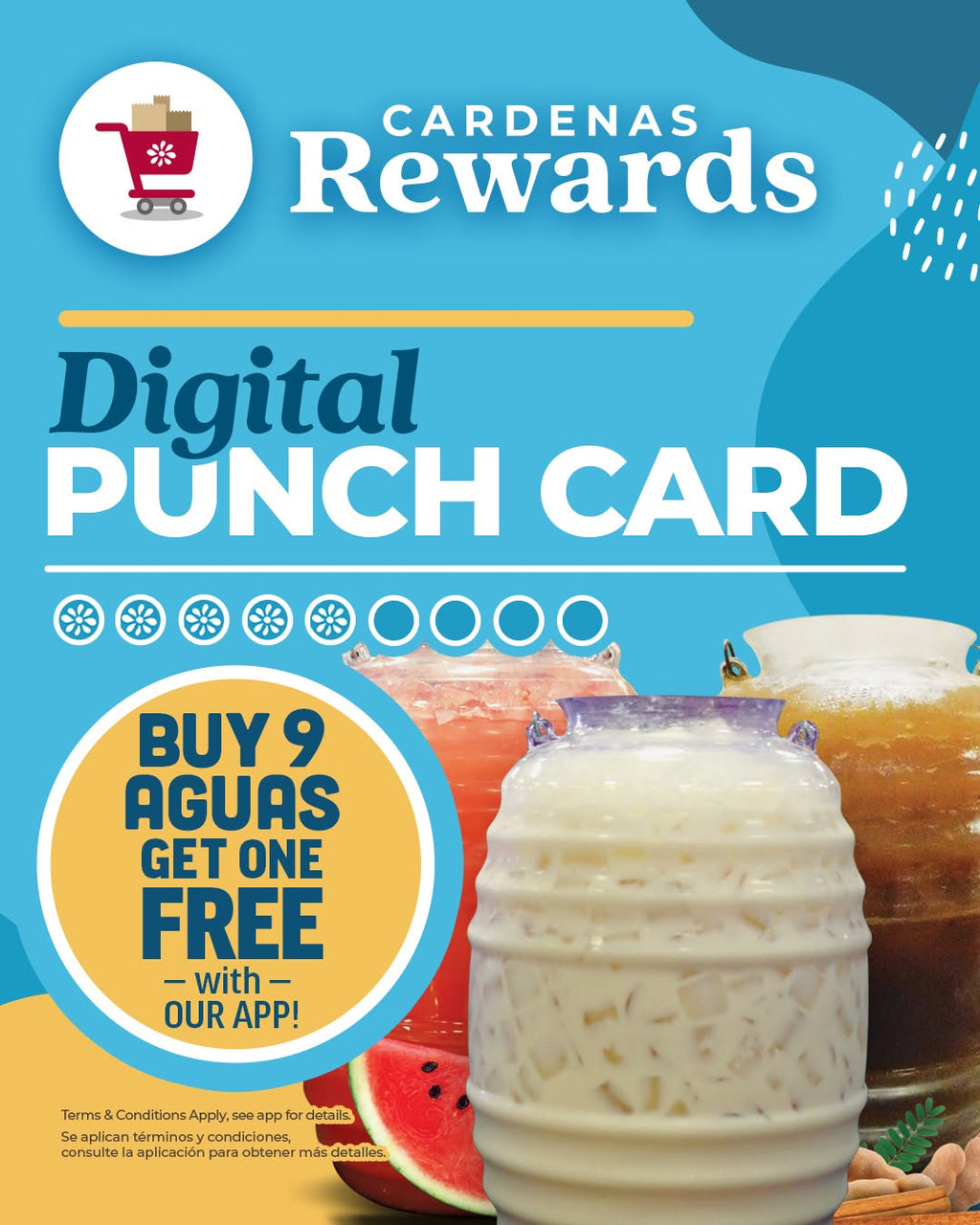 Earn Freebies at Cardenas with their Digital Punch Card