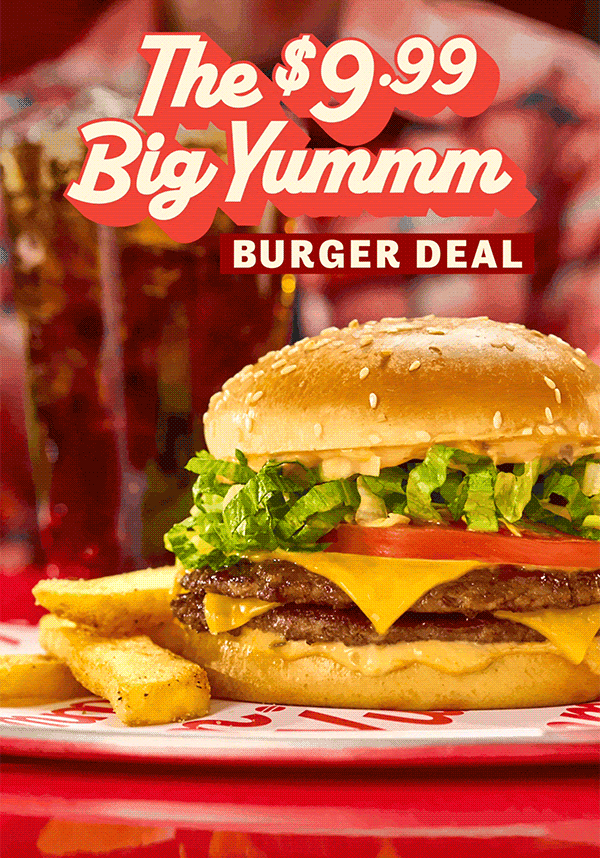 $9.99 Burger, Bottomless Fries & Drink at Red Robin Burger (Dine-In Only)